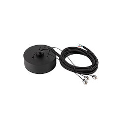 Zubeh�r f�r LED Wand- und Deckenleuchte DECONA - Abh�ngeset, schwarz