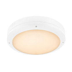 LED Aufbauleuchte OUTDOOR BULKHEAD V 360, IP65 IK10, � 36cm, mit Sensor, 20W 3000/4000/6500K 110�, CRI 80, schaltbar, wei�