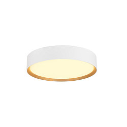 LED Deckenleuchte DECONA 30 CL, PHASE, rund, 17W, 3000/4000K, 1710/1800lm, UGR<25, IK06, IP44, dimmbar, wei�/gold