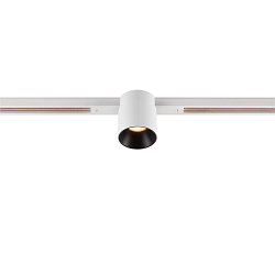 LED Spot FIXT-IT!, 48V, DALI, rund, f�r Einbauschiene, 36�, 7W, 2700K, 800lm, UGR<19, IP20, dimmbar, wei�/schwarz