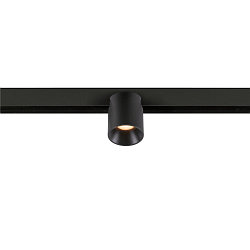 LED Spot FIXT-IT!, 48V, DALI, rund, f�r Aufbauschiene, 36�, 7W, 2700K, 800lm, UGR<19, IP20, dimmbar, schwarz/schwarz
