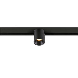 LED Spot FIXT-IT!, 48V, DALI, rund, f�r Aufbauschiene, 36�, 8W, 2000-3000K, 480lm, UGR<19, IP20, dimmbar, schwarz/schwarz
