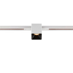 LED Spot FIXT-IT!, 48V, DALI, eckig, f�r Einbauschiene, 36�, 7W, 2700K, 800lm, UGR<19, IP20, dimmbar, wei�/schwarz