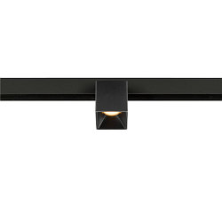 LED Spot FIXT-IT!, 48V, DALI, eckig, f�r Aufbauschiene, 36�, 7W, 3000K, 865lm, UGR<19, IP20, dimmbar, schwarz/schwarz