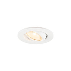 LED Deckeneinbauleuchte NEW TRIA� 45, rund, 24�, 4W, 3000K, 360lm, UGR<22, IK02, IP20, wei�