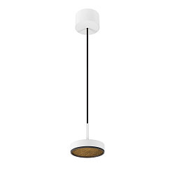 LED Pendelleuchte GRIP! FLAT, 16W, 2700/3000K, 400lm, IP20, dimmbar, wei�/schwarz