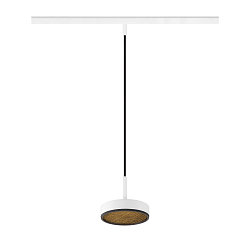 LED Pendelleuchte GRIP! FLAT TRACK 48V, 15W, 2700/3000K, 400lm, IP20, dimmbar, wei�/schwarz