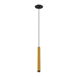 LED Pendelleuchte GRIP! S, 29�, 10W, IP20, dimmbar, 3000K, 620lm, gold/schwarz