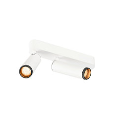 LED Deckenaufbauleuchte GRIP! M DOUBLE, 42�, 28W, IP20, dimmbar, 2700K, 2920lm, wei�/schwarz
