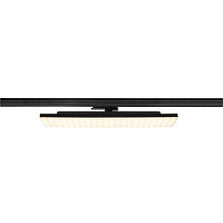 LED 3-Phasen Strahler SIGHT PANEL, 58cm, rechteckig, 70�, 65W, IP20, dimmbar, 3000K, 10100lm, schwarz