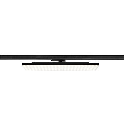 LED 3-Phasen Strahler SIGHT PANEL, 58cm, rechteckig, 70�, 65W, IP20, dimmbar, 4000K, 11600lm, schwarz