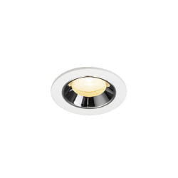 LED Deckeneinbauleuchte NUMINOS� XS, 6,9W, IP20, 20�, 3000K, 950lm, wei�/chrom