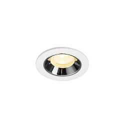 LED Deckeneinbauleuchte NUMINOS� XS, 6,9W, IP20, 40�, 3000K, 950lm, wei�/chrom