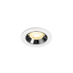LED Deckeneinbauleuchte NUMINOS� XS, 6,9W, IP20, 55�, 3000K, 950lm, wei�/chrom