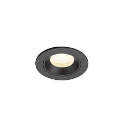 LED Deckeneinbauleuchte NUMINOS� XS, rund, 6,9W, IP20, dimmbar, 20�, 4000K, 1000lm, schwarz