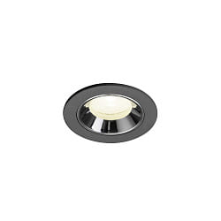 LED Deckeneinbauleuchte NUMINOS� XS, 6,9W, IP20, 20�, 4000K, 1000lm, schwarz/chrom
