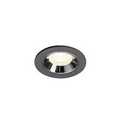 LED Deckeneinbauleuchte NUMINOS� XS, 6,9W, IP20, 40�, 4000K, 1000lm, schwarz/chrom