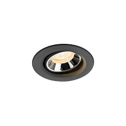 LED Deckeneinbauleuchte NUMINOS� MOVE XS, 6,9W, IP20, schwenkbar, 20�, 2700K, 900lm, schwarz/chrom