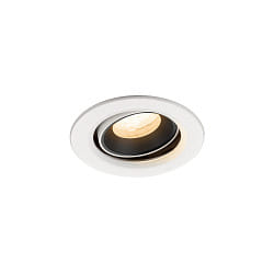 LED Deckeneinbauleuchte NUMINOS� MOVE XS, 6,9W, IP20, schwenkbar, 40�, 2700K, 900lm, wei�/schwarz