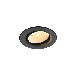 LED Deckeneinbauleuchte NUMINOS® MOVE XS, rund, 6,9W, IP20, dimmbar, 20°, 3000K, 950lm, schwarz/weiß
