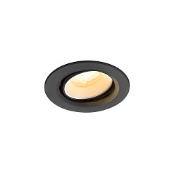 LED Deckeneinbauleuchte NUMINOS� MOVE XS, rund, 6,9W, IP20, dimmbar, 40�, 3000K, 950lm, schwarz/wei�