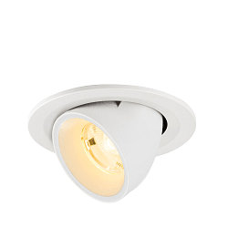 LED Deckeneinbaustrahler NUMINOS� GIMBLE S, rund, 6,7W, IP20, dimmbar, 20�, 3000K, 1050lm, wei�