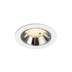 LED Deckeneinbauleuchte NUMINOS� S, 6,7W, IP20, 55�, 3000K, 1050lm, wei�/chrom