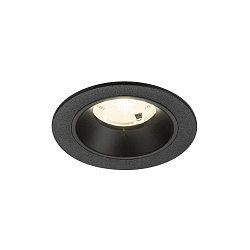 LED Deckeneinbauleuchte NUMINOS� S, rund,  6,7W, IP20, dimmbar, 20�, 4000K, 1050lm, schwarz