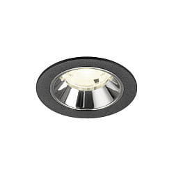 LED Deckeneinbauleuchte NUMINOS� S, 6,7W, IP20, 20�, 4000K, 1050lm, schwarz/chrom