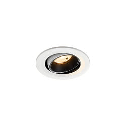 LED Deckeneinbauleuchte NUMINOS� MOVE S, 6,7W, IP20, schwenkbar, 20�, 2700K, 1000lm, wei�/schwarz