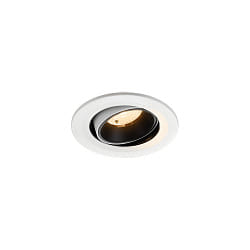 LED Deckeneinbauleuchte NUMINOS� MOVE S, 6,7W, IP20, schwenkbar, 40�, 2700K, 1000lm, wei�/schwarz