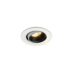 LED Deckeneinbauleuchte NUMINOS� MOVE S, 6,7W, IP20, schwenkbar, 20�, 3000K, 1050lm, wei�/schwarz
