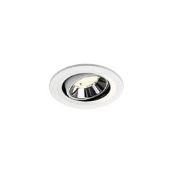 LED Deckeneinbauleuchte NUMINOS� MOVE S, 6,7W, IP20, schwenkbar, 40�, 4000K, 1050lm, wei�/chrom