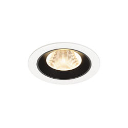 LED Deckeneinbauleuchte NUMINOS� M, 12W, IP20, 20�, 2700K, 1700lm, wei�/schwarz