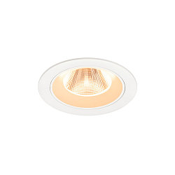 LED Deckeneinbauleuchte NUMINOS� M, rund, 12W, IP20, dimmbar, 20�, 2700K, 1700lm, wei�