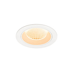 LED Deckeneinbauleuchte NUMINOS� M, rund, 12W, IP20, dimmbar, 40�, 2700K, 1700lm, wei�