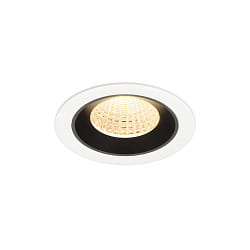LED Deckeneinbauleuchte NUMINOS� M, 12W, IP20, 55�, 2700K, 1700lm, wei�/schwarz