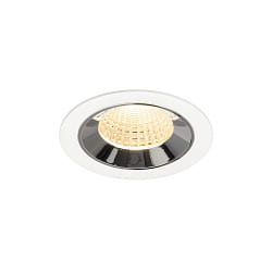 LED Deckeneinbauleuchte NUMINOS� M, 12W, IP20, 55�, 2700K, 1700lm, wei�/chrom