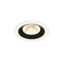 LED Deckeneinbauleuchte NUMINOS� M, 12W, IP20, 20�, 3000K, 1800lm, wei�/schwarz