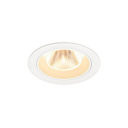 LED Deckeneinbauleuchte NUMINOS� M, rund, 12W, IP20, dimmbar, 20�, 3000K, 1800lm, wei�
