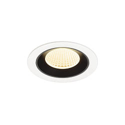 LED Deckeneinbauleuchte NUMINOS� M, 12W, IP20, 40�, 3000K, 1800lm, wei�/schwarz