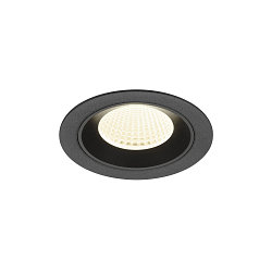 LED Deckeneinbauleuchte NUMINOS® M, rund, 12W, IP20, dimmbar, 40°, 4000K, 1900lm, schwarz