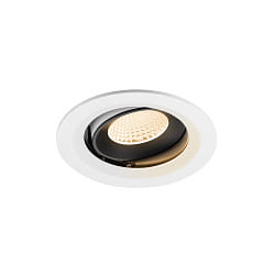 ceiling recessed luminaire NUMINOS� MOVE M swivelling, suitable for VDU workstation IP20, black, white dimmable