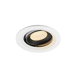 ceiling recessed luminaire NUMINOS� MOVE M swivelling, suitable for VDU workstation IP20, black, white dimmable