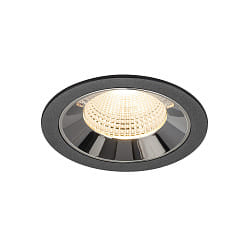 LED Deckeneinbauleuchte NUMINOS� L, 17W, IP20, 55�, 2700K, 2400lm, schwarz/chrom