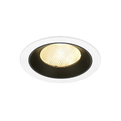 LED Deckeneinbauleuchte NUMINOS� L, 17W, IP20, 20�, 3000K, 2500lm, wei�/schwarz