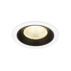 LED Deckeneinbauleuchte NUMINOS� L, 17W, IP20, 55�, 3000K, 2500lm, wei�/schwarz
