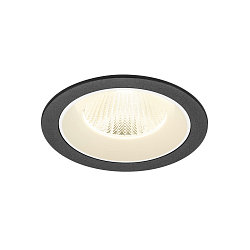 LED Deckeneinbauleuchte NUMINOS� L, rund, 17W, IP20, dimmbar, 40�, 4000K, 2700lm, schwarz/wei�