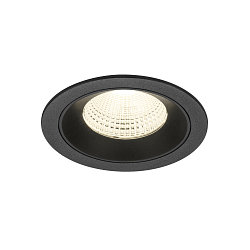 LED Deckeneinbauleuchte NUMINOS� L, rund, 17W, IP20, dimmbar, 55�, 4000K, 2700lm, schwarz