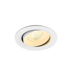 LED Deckeneinbauleuchte NUMINOS� MOVE L, rund, 17W, IP20, dimmbar, 55�, 3000K, 2500lm, wei�